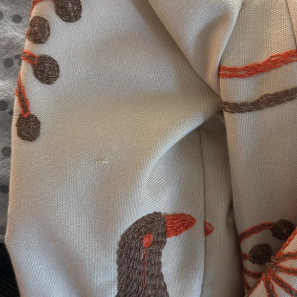 RARE Vintage Neiman Marcus Couture coat with embroidered birds 60’s 70’s size L - Picture 7 of 12